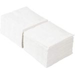 4000 x White Cocktail Napkins (2 ply) 24cm x 24cm (free P&P on all products)