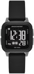 Skechers Silicone Sports Digital Watch for Women, Holmby Black, Women's Digital