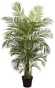 Nearly Natural 4.5ft Artificial Areca Palm Tree, UV Resistant (Indoor/Outdoor)