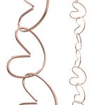 WANDA LIVING Rain Chain. Copper Rain Chains for Gutters. Our 8.5FT Heart rain Chains for downspouts Include a Bonus Rain Chain Gutter Adapter. Home Will Look Amazing rain Chains for Outside