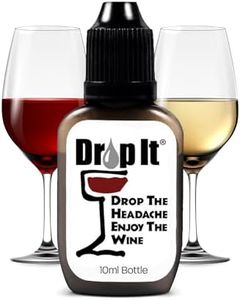 Drop It Wine Drops, 1 Pack - Natural Wine Sulfite Remover and Tannin Remover - Drop The Wine Headache, Enjoy Your Wine - Portable and Discrete - A Wine Filter or Wine Wand Alternative