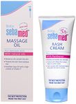 SebaMed Baby Rash Cream, 100ml & Baby Massage Oil, 150ml Combo