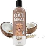 Bark2Basics Oatmeal Dog Shampoo, 16 oz - Natural Colloidal Oatmeal, Natural Ingredients, Calms Dry Itchy Irritated Skin, Moisturizes and Soothes the Skin and Coat, Professional Grade