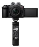 Nikon Vlogger Z30+16-50 Kit + SmallRig Tripod + ML-L7 + SmallRig Windmuff, Hybrid DX Sensor (20.9 MP, Burst 11 i/s, Adjustable Touch Screen (USB Type C Cable Included) Black