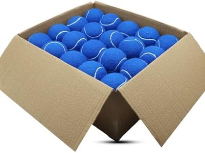 SHYUJAJIE Tennis Balls, 40 Pack Training Tennis Balls,High Elasticity Practice Tennis for Beginner, Exercise Playing Balls for Pet Dog (Dark Blue)