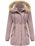 YFFUSHI Women Warm Faux Fur Hooded 