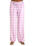 Ekouaer Women Pajama Pants Comfy Pj Bottom with Pockets Stretch Plaid Sleepwear