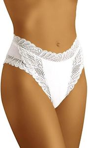 Wolbar Bragas Cintura Alta WB55, Blanco,XL