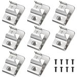 Belt Clips for Dewalt, 8pcs 304 Stainless Steel Drill Clips Tool Hooks with Screws for Dewalt N268241 Fit for 20V Power Tools DCD980 DCD980L2 DCD985L2 DCD985