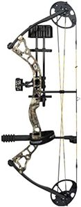 DIAMOND ARCHERY Infinite 305 Adjustable Fully Accessorized Hunting Compound Bow - 7-70 LBS Draw Weight, 19"-31" Draw Length, 305 FPS, Right Hand, Mossy Oak