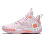 Men's Basketball Shoes Fashion Sneakers for Teen Boys High Upper Sport Shoes Outdoor Indoor Anti Slip (8.5,Pink)