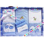 DADDY - G® New Born Unisex Baby's Gift Set -13 Pieces (BLUE)