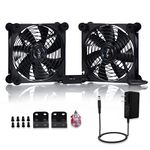 SCCCF High Airflow Router Cooling Fan for Computer Cooler TV Box Wireless 12V DC Power 140mm 280mm Fan with Multi Speed Controller