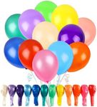 RUBFAC 120 Balloons Assorted Color 