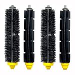 4 Pack Roller Brushes Replacement Parts for iRobot Roomba 500 600 700 Series 552 564 585 614 630 650 651 660 670 680 690 690 760 770 780 790 700 Vacuum Cleaner