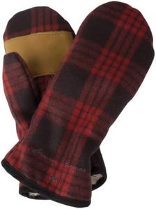 Stormy Kromer Ida's Mittens Size XL Black/Red Tartan