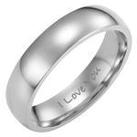 Willis Judd 6mm Tungsten Ring for Men In Gift Box Wedding Band Ring Mens Engagement Ring Comfort Fit Size Z+2