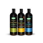 IFFCO Urban Gardens - Doctor Series + Growth Promoter Combo - 1.5 Litre - Neem Oil, Fungi, Sea Secret - Organic Solution to Prevent All Soil & Plant Borne Problems and Improve Abiotic Stress Tolerance