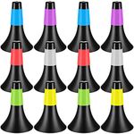 12 Pack Agility Training Sport Cones 9 Inch Flexible Marker Cones with Carry Bag Soccer Basketball Training Cones Plastic Agility Sport Cones for Indoor Outdoor Speed Grab Drills and Training, 6 Color