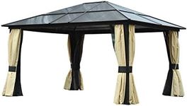 Outsunny 3.6 x 4m Hardtop Gazebo Ca