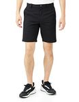 Amazon Essentials Men's Slim-Fit 9 Inch Chino Shorts, Black, 32W