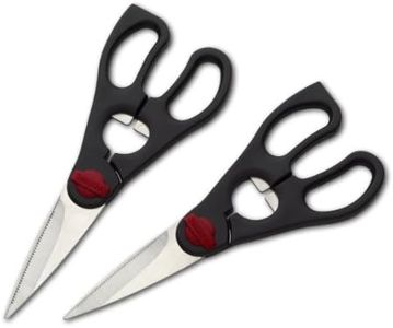 Farberware 2-Piece Stainless Steel Utility Shears, Black