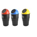 iota Vehicle Automotive Cup Holder Mini Trash Bin Holder Dustbin for Car