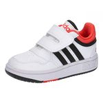 adidas Boy's Hoops 3.0 Cf I Sneaker, Ftwr White Core Black Bright Red, 8 UK Child