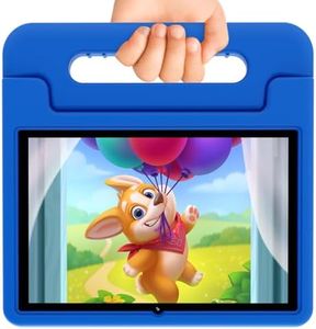 CFVOCUY 2025 Kids Tablet, 10.1" Children's Tablet with Case, Quad-Core, 2+32GB Storage (1TB Expand), Pre-Installed Educational Apps and Parental Control, WiFi, for Ages 4-14, Eye Protection Mode