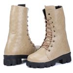 H.M. High Ankle Stylish Calf Boots For Womens And Girls CR37