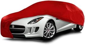 Cosmos - Indoor Car Cover compatible with main Coupé models, Elastic, Breathable and Dustproof Fabric, Soft Lining, Snug Fit, Red