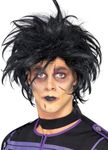 Smiffys Psycho Wig, Black , Halloween Fancy Dress Accessory, Halloween Fancy Dress Accessories Dress Up Wigs