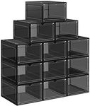 SONGMICS Shoe Boxes, Plastic Shoe S