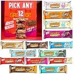 Grenade Carb Killa PICK ANY 12 Protein Bar from 13+ Flavours Inc. Salted Caramel, Cookie Dough, Fudged up, Peanut Nutter, Salted Peanut, Birthday Cake and More. High Protein & Fibre and Low Sugar