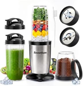 Smoothie Blender, Personal Blender Grinder Combo Smoothies and Shakes