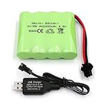 Gecoty® 4.8 V Battery, 2400 mAh Rec