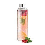 TREO By Milton Clarion Borosilicate Glass Water Bottle, 1000 ml, Transparent, 1 Piece