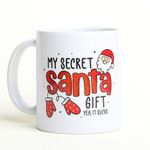 Oye Happy - My Secret Santa Gift Mug - Secret Santa Gift for Colleagues/Coworkers/Friends on Christmas