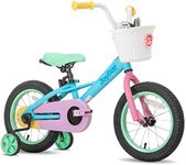 JOYSTAR 16 Inch Kids Bike for 4 5 6 7 Years Girls, Child Bicycle with Training Wheels for 4-7 Years Kids, 85% Assembled