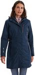 Killtec Women's Alisi Functional Parka with Zip-Off Hood, Dark Navy, 38