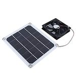 Solar Powered Attic Fan System, Powerful Vent Fan and 10W Solar Panel Set for Green House, Attic, Gable, Warehouse Cooling Ventilation