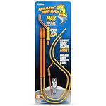 FlexiSnake The Drain Weasel MAX - 30 inch - Drain Hair Clog Remover Tool with Rotating Handle & 2 Wand Refills - Thin, Flexible, Easy to Use on Most Drains & Grates - Made in USA - (2-Pack)