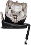 Cosatto All in All Ultra 360° Swivel Spin All Stage iSize Car Seat - Group 0+123, 0-36kg, 0-12 Years, 40-150cm, ISOFIX, ERF, R129 Compliant, Anti Escape (Whisper)