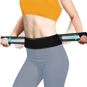 Lightweight Back Brace for Lower Back Pain Under Clothes - Relief from Sciatica, Hip and Spine Pain - Breathable & Adjustable Lumbar Support Belt for Home, Work and Exercise - Suitable for Women&Men