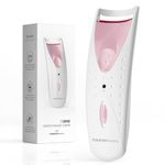 TOUCHBeauty Electric Eyelash Curler, Heated Eyelash Curler with Smart Silicone Heating Pads AG-2003B (Pink)