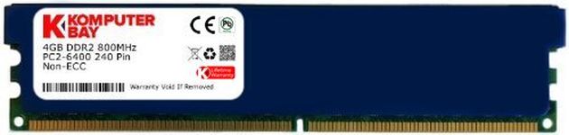 Komputerbay 4GB 240 Pin 800MHz PC2 6400/PC2 6300 DDR2 DIMM with Heatspreaders