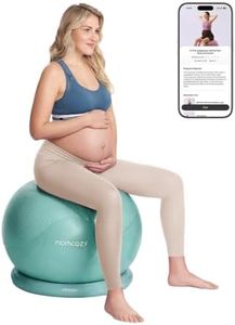 Momcozy BirthEase Pregnancy Ball Set, Birthing Ball Chair with App Courses