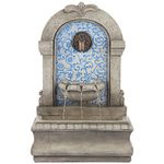 Manhasset Outdoor Wall Water Fountain 30 1/4" High Free Standing Tiered for Yard Garden Patio Deck Home - John Timberland