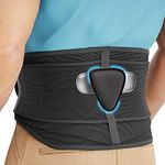 Modvel Back Brace for Lower Back Pain Women and Men – Lumbar Support Belt for Sciatica, Herniated Disc, Muscle Strain – Adjustable Breathable Work Brace with 6 Stays – Support for Posture– Size XXXL