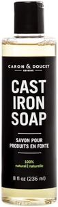 Caron & Doucet - Cast Iron Soap - 100% Plant Based Castile & Coconut Soap; No Detergents No Surfactants No Artificial Fragrance No Synthetic Foaming Agents. Specially Formulated for Cast Iron.